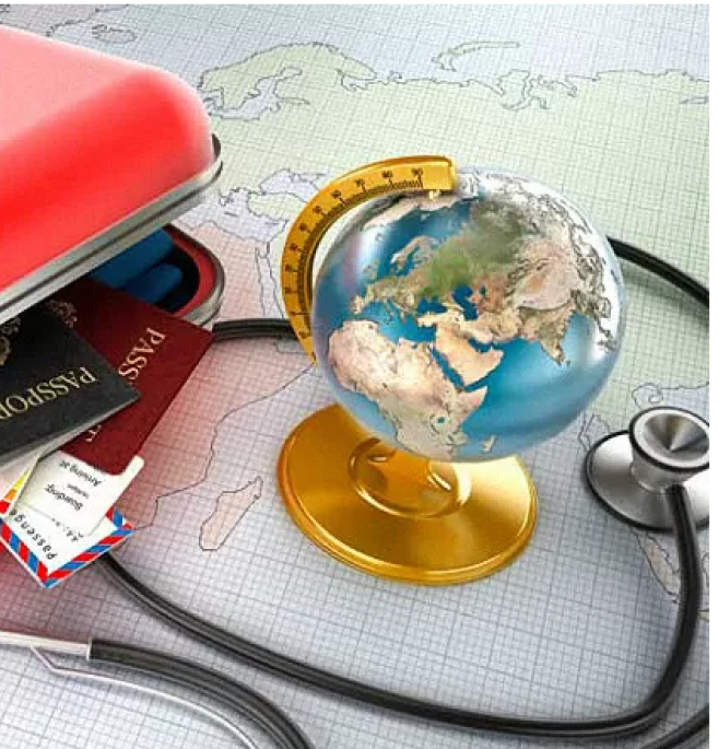 Treatment in Germany: Medical tourism in Germany informational image.