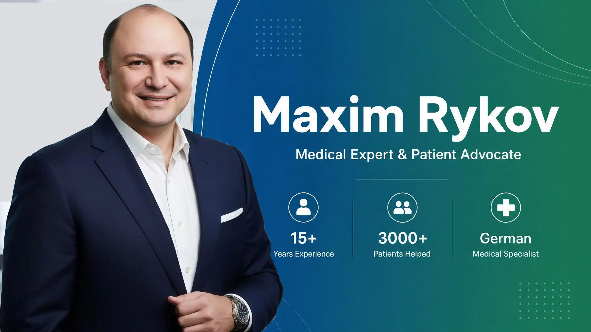 Maxim Rykov medical expert banner